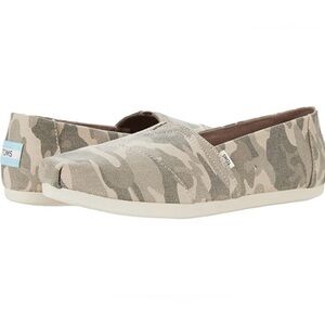 TOMS Women's Alpargata CloudBound Camouflage Flats Slip-On Shoes Casual